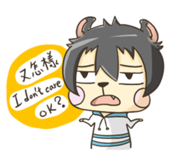 Curl cat sticker #12709895