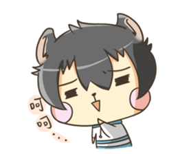 Curl cat sticker #12709902