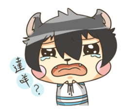 Curl cat sticker #12709911