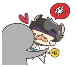 Curl cat sticker #12709915