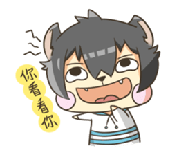 Curl cat sticker #12709924