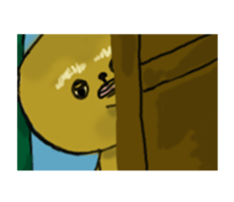Popo-kun the ugly and cute bear sticker #12763333