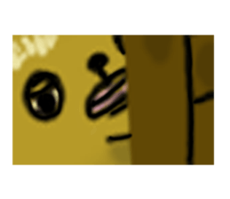 Popo-kun the ugly and cute bear sticker #12763334