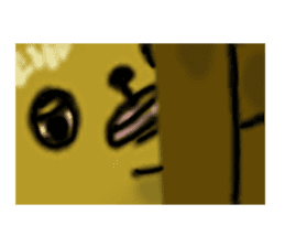 Popo-kun the ugly and cute bear sticker #12763334