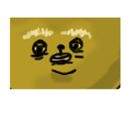 Popo-kun the ugly and cute bear sticker #12763350