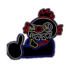 KM48 Neon Clown sticker #12816754