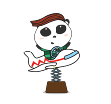 Simple is the VERY series: HeyHey Pandas sticker #12991368