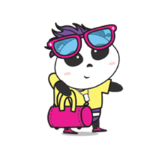 Simple is the VERY series: HeyHey Pandas sticker #12991372