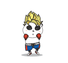 Simple is the VERY series: HeyHey Pandas sticker #12991374