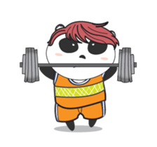 Simple is the VERY series: HeyHey Pandas sticker #12991387