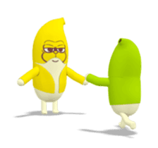 SUPER BANANA Caesar & Robin sticker #12991518