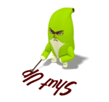 SUPER BANANA Caesar & Robin sticker #12991520