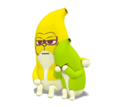 SUPER BANANA Caesar & Robin sticker #12991524