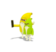 SUPER BANANA Caesar & Robin sticker #12991534