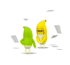 SUPER BANANA Caesar & Robin sticker #12991541