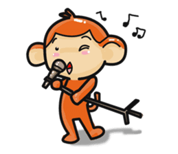 Monkey and Pig Nori AiKa 2 sticker #13007989