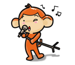 Monkey and Pig Nori AiKa 2 sticker #13007989