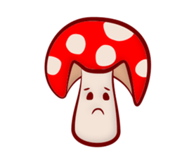 Daily mushroom in the forest sticker #13082001