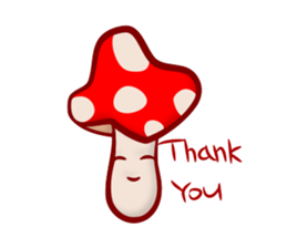 Daily mushroom in the forest sticker #13082010