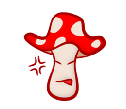 Daily mushroom in the forest sticker #13082011