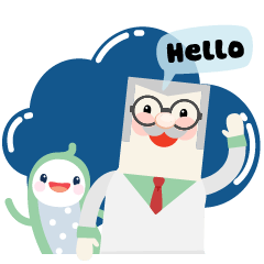 Dr. Gambac & Kamio Fin Stickers