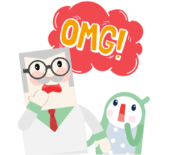 Dr. Gambac & Kamio Fin Stickers sticker #13221413