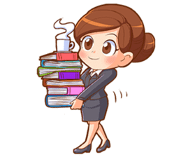 Amazing working woman sticker #13226506