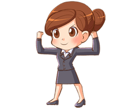 Amazing working woman sticker #13226511