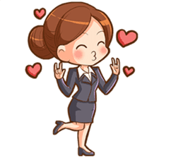 Amazing working woman sticker #13226517