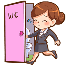 Amazing working woman sticker #13226525