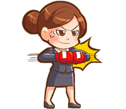 Amazing working woman sticker #13226531