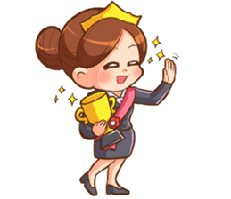 Amazing working woman sticker #13226536