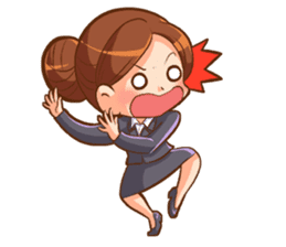 Amazing working woman sticker #13226540