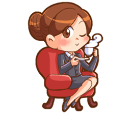 Amazing working woman sticker #13226541