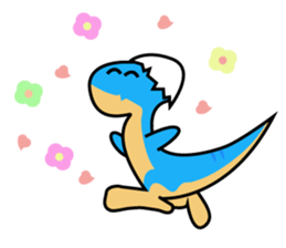 Small dinosaur sticker #13264752