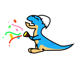 Small dinosaur sticker #13264756