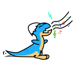 Small dinosaur sticker #13264761