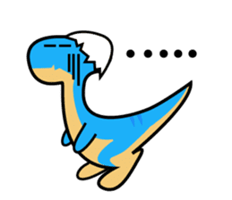 Small dinosaur sticker #13264772