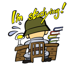 The soldier-War sticker #13290271