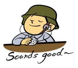 The soldier-War sticker #13290292