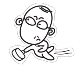 Family of three sticker #13378857