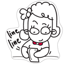 Family of three sticker #13378873