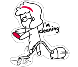 Family of three sticker #13378884