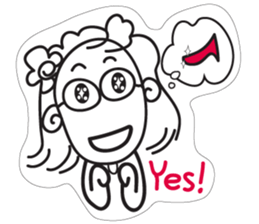 Family of three sticker #13378887