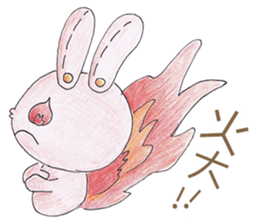 CrazyRabbit sticker #13408323