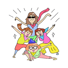 fellow mom's cute sticker