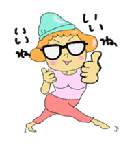 fellow mom's cute sticker sticker #13428081