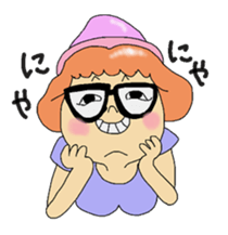 fellow mom's cute sticker sticker #13428088