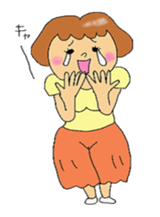 fellow mom's cute sticker sticker #13428093