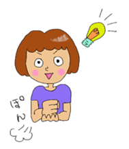 fellow mom's cute sticker sticker #13428095